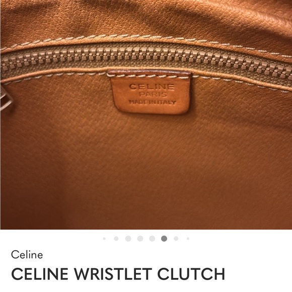 CELINE Brown Leather bag - Picture 14 of 16